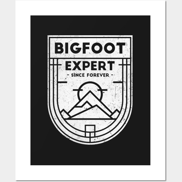 Bigfoot Expert Wall Art by BadBox